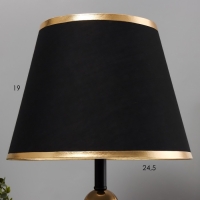 Настольная лампа "Анси" Е27 40Вт черно-золотой 23х23х40 см