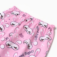 Пижама для девочки (футболка/брюки), цвет розовый, рост 110 см Пижама для девочки (футболка/брюки), цвет розовый, рост 110 см