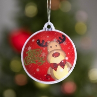 Световая подвеска &laquo;Олень&raquo; 8 см, батарейки LR44х3 (в комплекте), свечение мульти