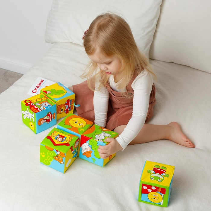 Набор мягких кубиков &laquo;Сказки в картинках&raquo;