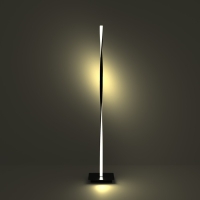 Торшер "Стрея" LED 24Вт 6000К  черный 20х20х123 см