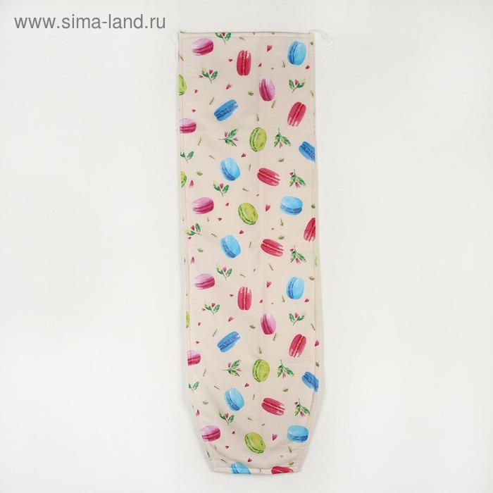 Чехол для гладильной доски Nika, 130&times;42 см, с поролоном, рисунок МИКС