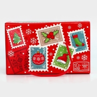 Новогодний набор конфет "Бандероль", детский, с анимацией, 1000 г