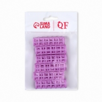 Бигуди с фиксатором, d = 1 см, 5,5 см, 6 шт, цвет фиолетовый