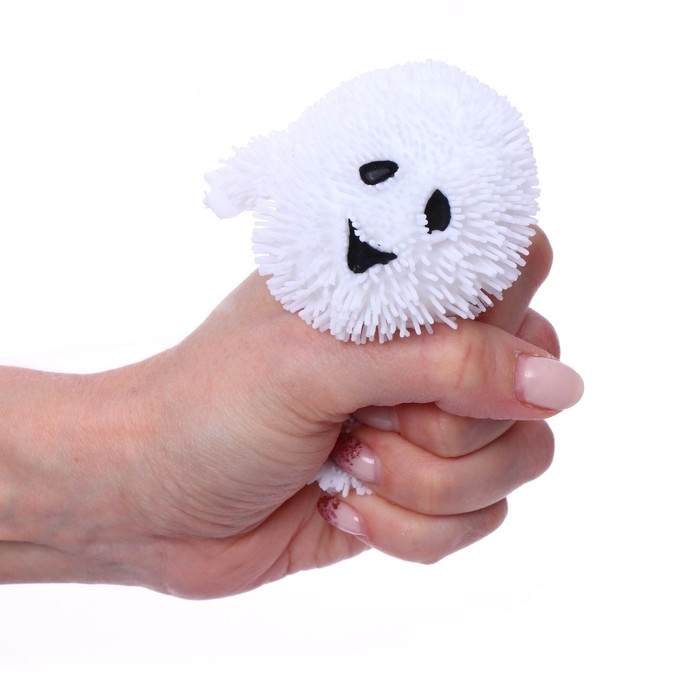 Хэллоуин. Антистресс сквиш мялка &laquo;Привидение&raquo;, световая, в шоубоксе