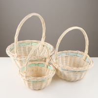 Набор корзин, 3 шт, 33&times;14/36 см, 28&times;12/31 см, 24&times;11/27 см, ива