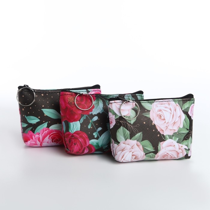 Кошелёк женский на молнии, цвет МИКС Кошелёк женский на молнии, цвет МИКС