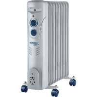 Обогреватель ENGY EN-2309 Fusion, масляный, 2000 Вт, 9 секций, 25 м&sup2;, серый