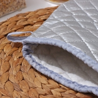 Набор прихваток &laquo;Профи&raquo;, 2 шт, 23&times;17 см, цвет серый