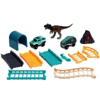 Автотрек &laquo;Дино-трек&raquo;, с 2 машинками, работает от батареек