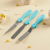 Набор лопаток кондитерских «Ночь», 23×8,5×2,5 см, 3 шт, цвет МИКС Набор лопаток кондитерских «Ночь», 23×8,5×2,5 см, 3 шт, цвет МИКС