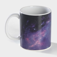 Кружка - хамелеон керамическая Доляна &laquo;Полнолуние&raquo;, 350 мл, цвет белый