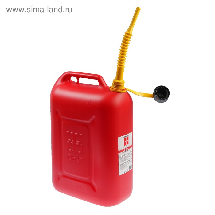 Канистра ГСМ Oktan CLASSIK, 25 л, пластиковая, красная Канистра ГСМ Oktan CLASSIK, 25 л, пластиковая, красная