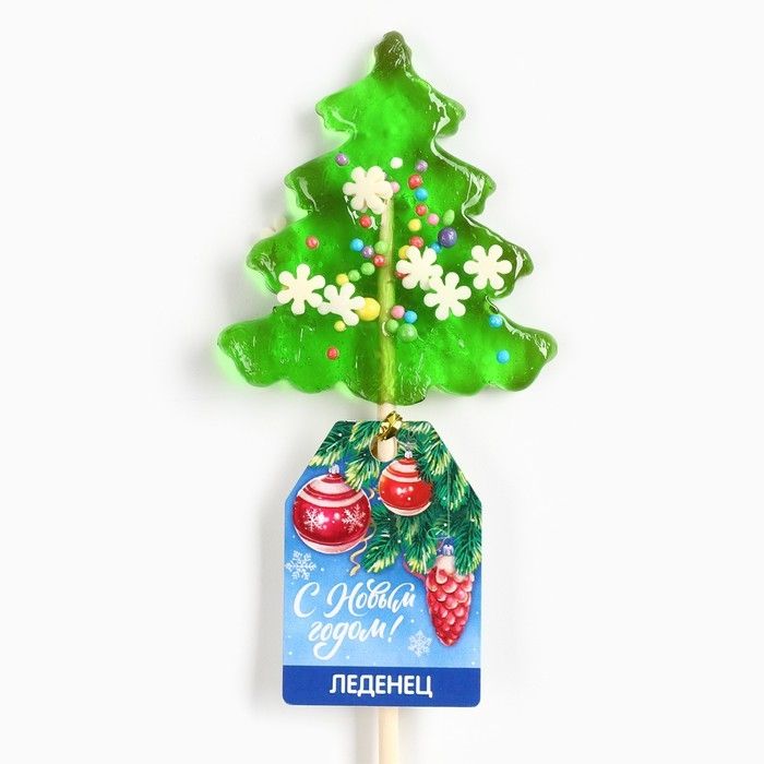 Новый год! Леденец на палочке, с посыпкой «Совестские игрушки», 25 г Новый год! Леденец на палочке, с посыпкой «Совестские игрушки», 25 г