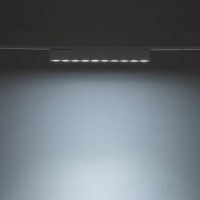 Светильник трековый ULTRA "Линза" LED 12Вт 3000K-5700К CRI90 белый 23х2,6х2,4см