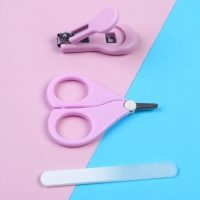 Маникюрный набор детский для самых маленьких &laquo;Зайка&raquo; (ножницы+щипчики+пилка)