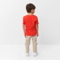 Футболка детская Disney "Молния", рост 98-104 (30), красный