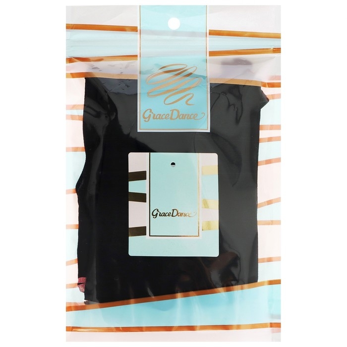 Купальник для гимнастики и танцев Grace Dance, р. 28, цвет чёрный