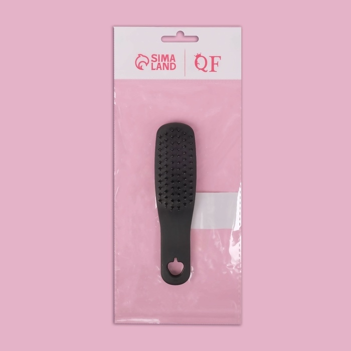 Расчёска - мини массажная, 3,5 × 13,2 см, цвет чёрный Расчёска - мини массажная, 3,5 × 13,2 см, цвет чёрный