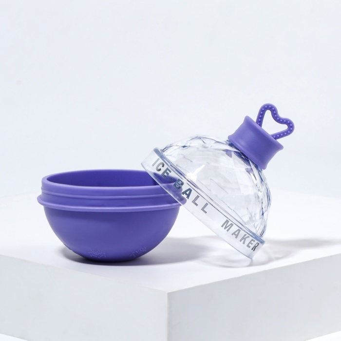 Форма для криомассажёра &laquo;Сфера&raquo;, 7 &times; 9 см, цвет фиолетовый