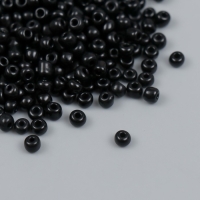 Бисер стекло 6/0 "Чёрный" 450 гр Бисер стекло 6/0 "Чёрный" 450 гр