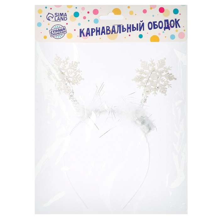Ободок для волос карнавальный &laquo;Снежинка 3&raquo;