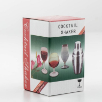 Шейкер из нержавеющей стали, 350 мл, 18&times;7,5 см, цвет серебряный
