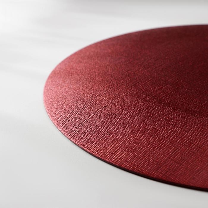 Тарелка подстановочная «Талисман», d=32 см, цвет красный Тарелка подстановочная «Талисман», d=32 см, цвет красный