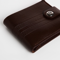 Портмоне мужское на магните, отдел для купюр, для карт, для монет, цвет коричневый Портмоне мужское на магните, отдел для купюр, для карт, для монет, цвет коричневый