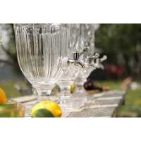 Диспенсер для напитков стеклянный Magistro &laquo;Изыск&raquo;, 3 л, 17&times;44,5 см