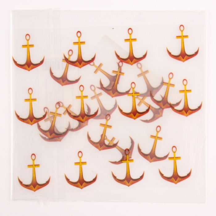 Термотрансфер &laquo;Якорь&raquo;, 3 х 2,5 см, набор 25 шт.