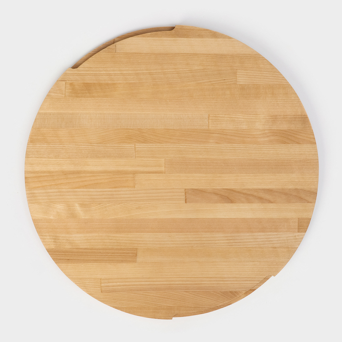 Доска для пиццы с потайными ручками Adelica &laquo;Итальяно&raquo;, d=40 см, берёза