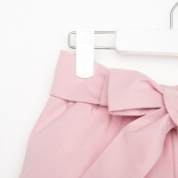 Шорты для девочки с поясом KAFTAN, размер 34 (122-128), цвет пудра Шорты для девочки с поясом KAFTAN, размер 34 (122-128), цвет пудра