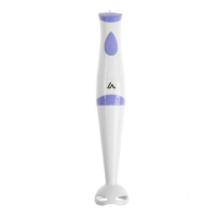 Блендер Luazon LBR-23, погружной, 250 Вт, 1 скорость, бело-фиолетовый Блендер Luazon LBR-23, погружной, 250 Вт, 1 скорость, бело-фиолетовый