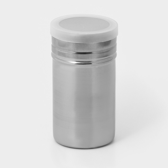 Диспенсер для сахарной пудры Доляна, 300 мл, 7&times;12,6 см, цвет хромированный