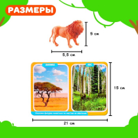 Развивающий набор-сортёр &laquo;Изучаем животных&raquo;, по методике Монтессори, 3+
