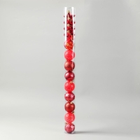 Набор украшений пластик 13 шт "Мелодия" звезда, 6 см, красный