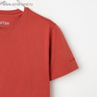 Футболка мужская KAFTAN E-ZONE, 46, кирпичный