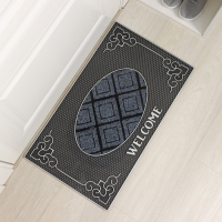 Коврик придверный резиновый Доляна Welcome, 40&times;70 см, цвет МИКС