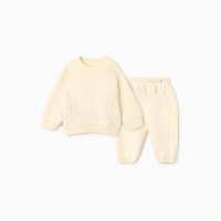 Комплект (свитшот и брюки) детский MINAKU, цвет айвори, рост 86-92 см
