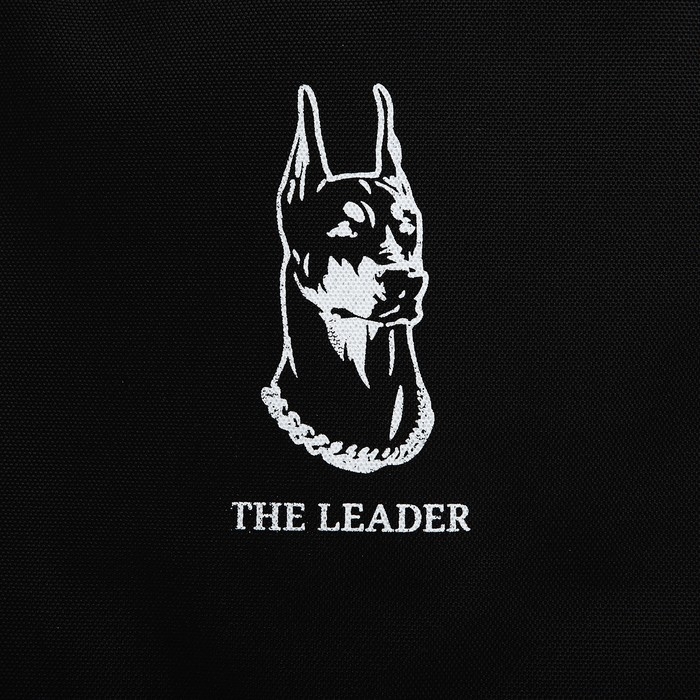 Шопер &laquo;Доберман&raquo; 35х0.5х40 см, отд без молнии, без подклада, чёрный