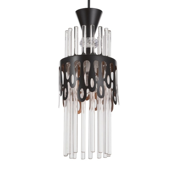 Подвес "Капель" 1х60Вт Е27 Черный