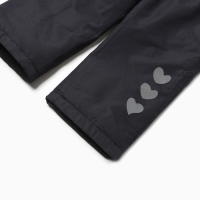 Полукомбинезон утеплённый для девочек, цвет тёмно-синий, рост 74 см