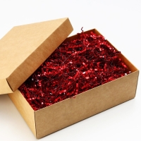 Наполнитель для шаров и подарков, упаковка, &laquo;Бордо&raquo; , 15 х 26 см