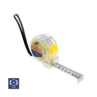 Рулетка ТУНДРА, прозрачный пластиковый корпус, 5 м х 19 мм Рулетка ТУНДРА, прозрачный пластиковый корпус, 5 м х 19 мм