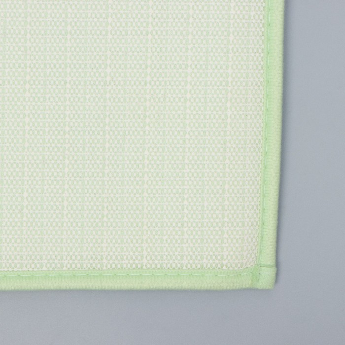 Коврик для дома Доляна «Букли», 50×80 см, цвет зелёный Коврик для дома Доляна «Букли», 50×80 см, цвет зелёный