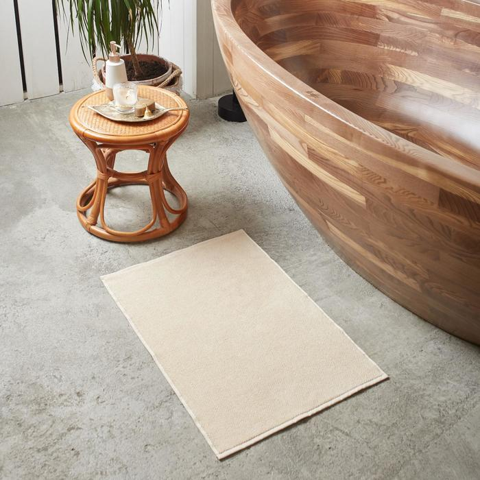 Коврик махровый Коврик махровый "Этель" Organic Beige 50х70 см, 100% хл, 550гр/м2