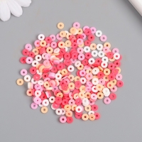 Бусины для творчества PVC "Колечки. Перламутр. Розовый закат" набор ≈ 330 шт 0,1х0,6х0,6 см 989737 Бусины для творчества PVC "Колечки. Перламутр. Розовый закат" набор ≈ 330 шт 0,1х0,6х0,6 см 989737