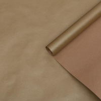 Бумага упаковочная крафт "Золотая пыль", 0,7 х 10 м, 70 г/м&sup2; /м2