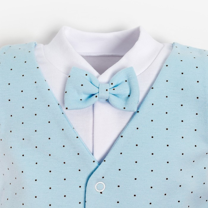 Боди Крошка Я Боди Крошка Я "Костюм", белый/голубой, МИКС, рост 86-92 см